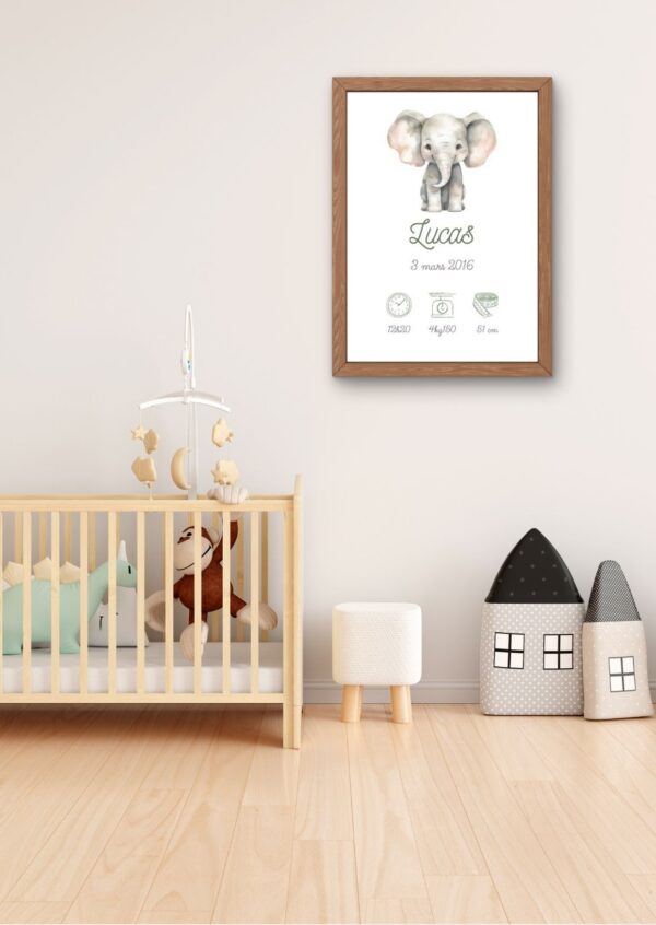 Affiche naissance animaux  – Image 2