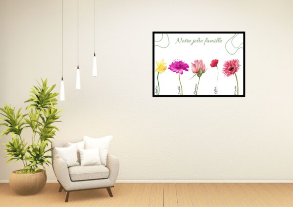 Affiche jardin