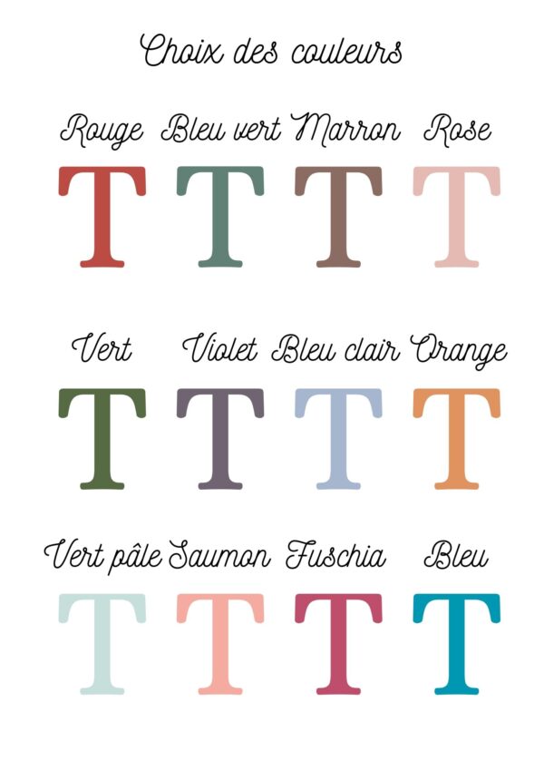 Affiches naissance lettre – Image 5