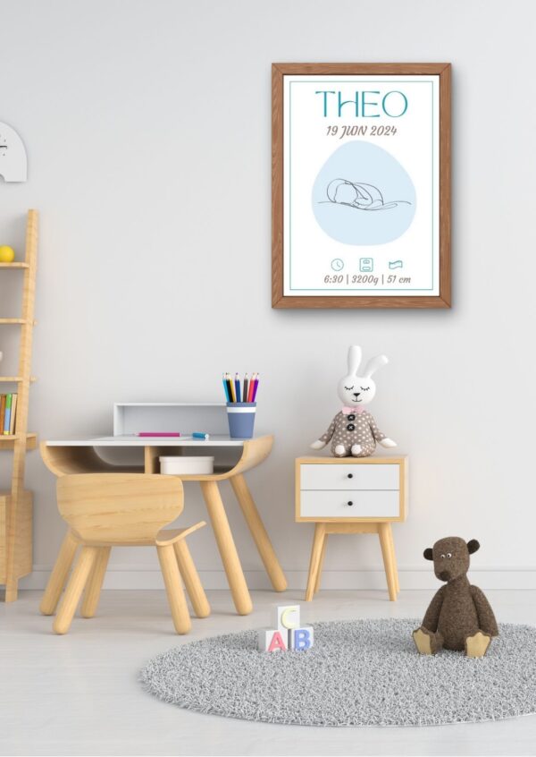 Affiches naissance dessin – Image 3