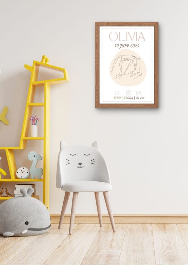 Affiches naissance dessin