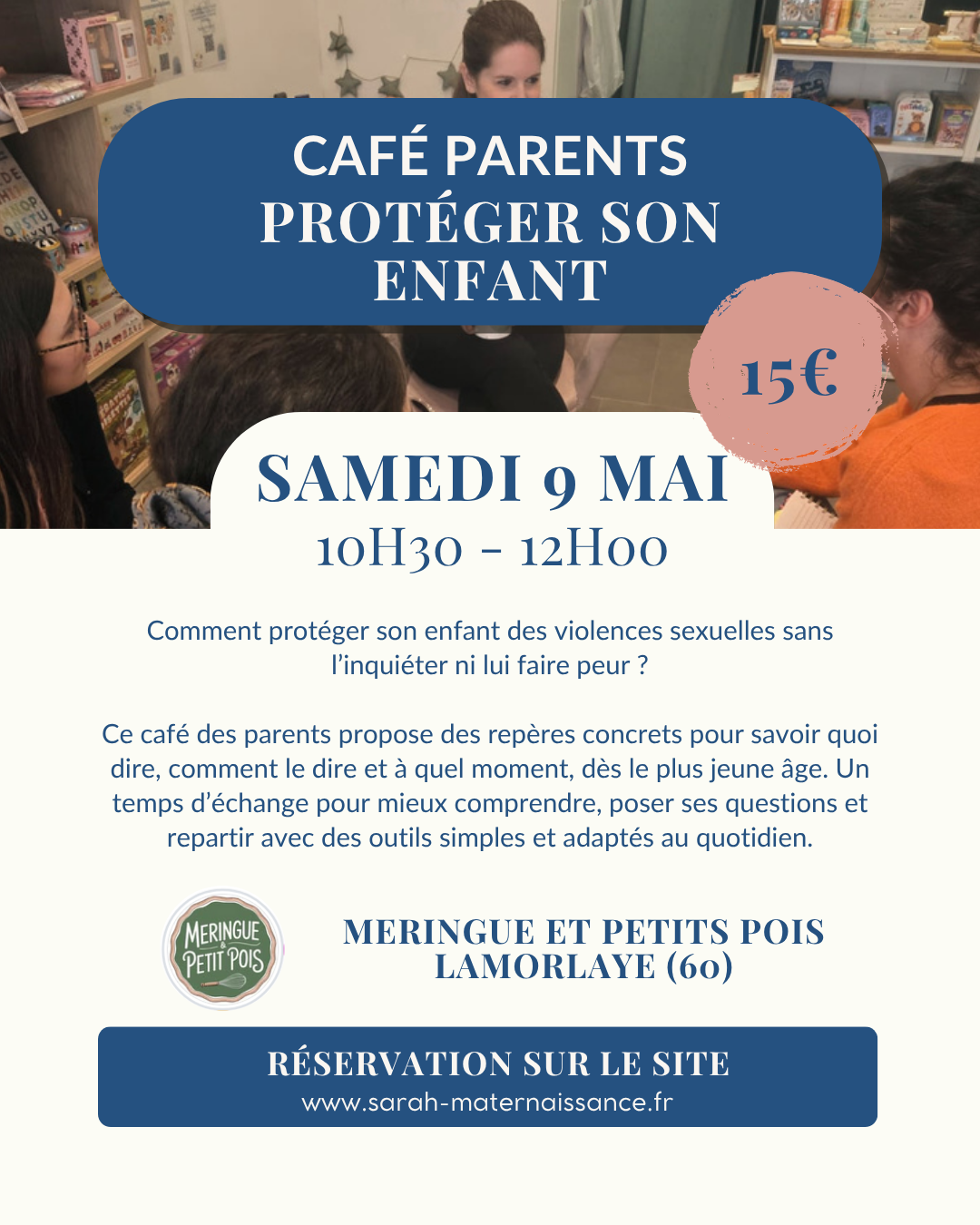 Café des parents prévention violences sexuelles enfants conseils parents Lamorlaye